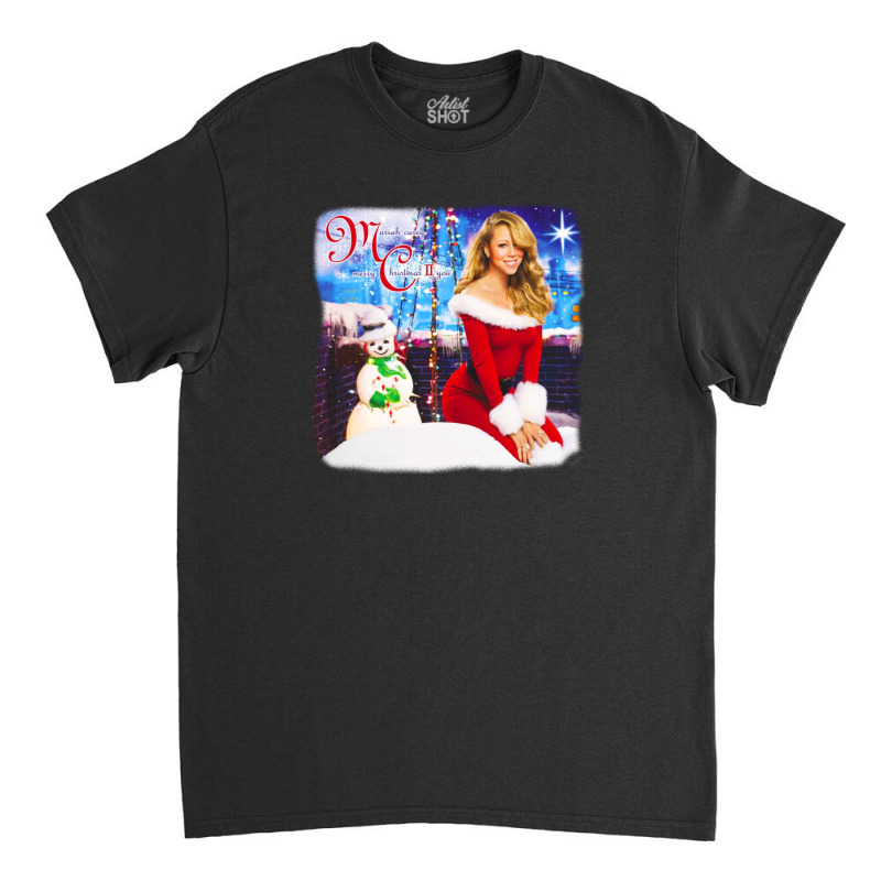 Mariah Carey Merry Christmas Love You Classic T-shirt by coşkun | Artistshot