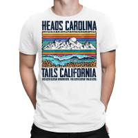 Womens Vintage Heads Carolina Tail California Summer Beach Paradise V T-shirt | Artistshot