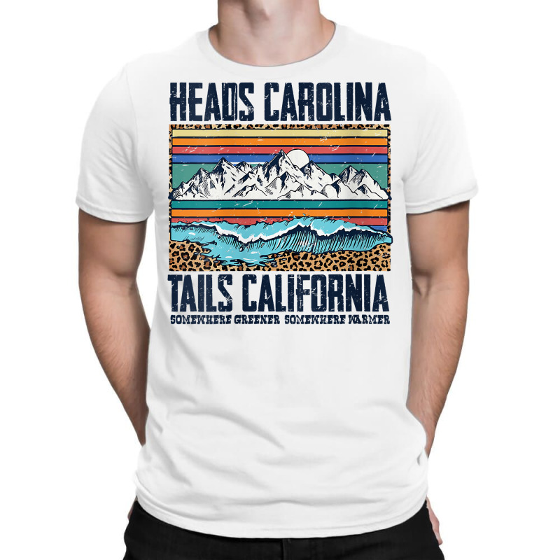 Womens Vintage Heads Carolina Tail California Summer Beach Paradise V T-Shirt by nycerecoverdell | Artistshot