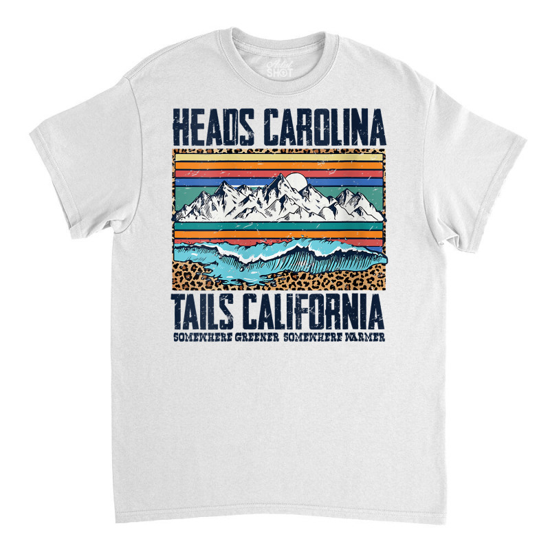 Womens Vintage Heads Carolina Tail California Summer Beach Paradise V Classic T-shirt by nycerecoverdell | Artistshot