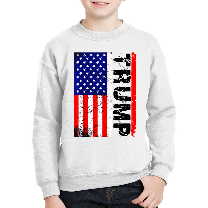 President Donald Trump 2020 Vintage Youth Sweatshirt | Artistshot