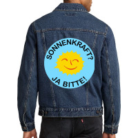 Custom Dc Solar Panel Cell Men Denim Jacket | Artistshot