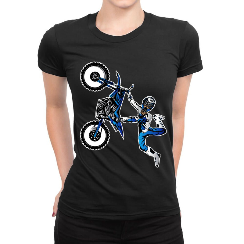 Freestyle Motocross Ladies Fitted T-shirt | Artistshot
