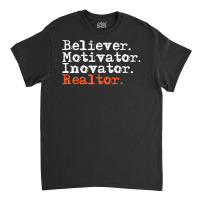 Motivator Believer Innovator Educator Teacher Gift Retro T Shirt Classic T-shirt | Artistshot