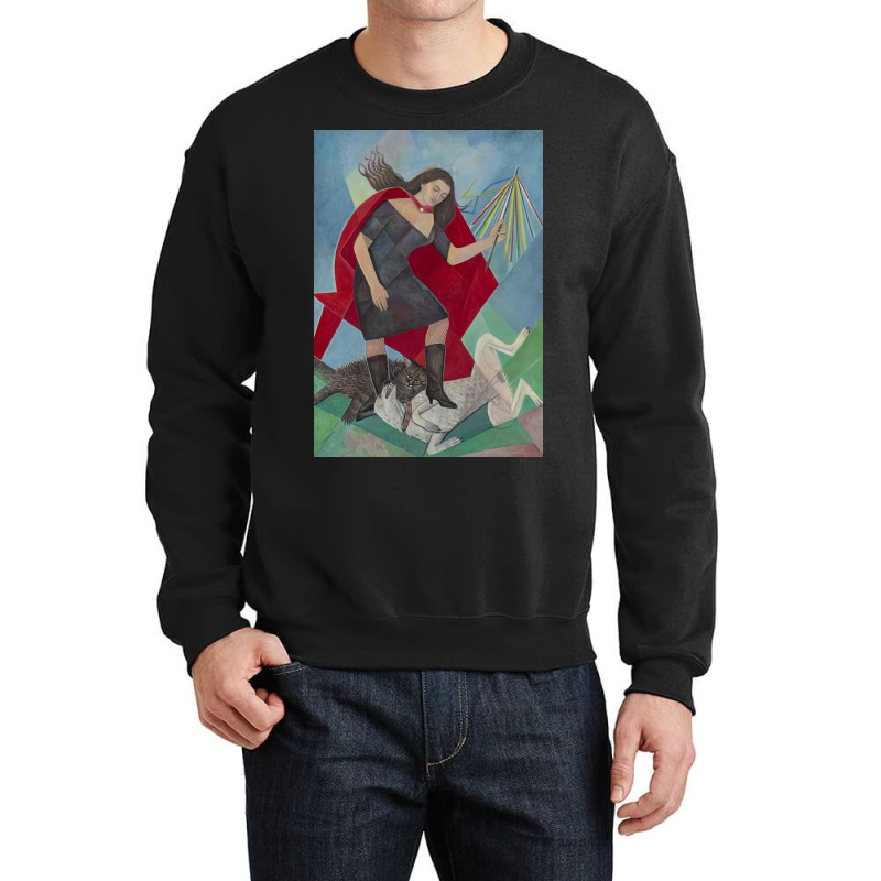 Jean Cocteau Surrealism Crewneck Sweatshirt by Kelly S | Artistshot