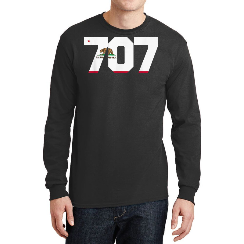 Area Code 707 Shirt   Sonoma California Tshirt Long Sleeve Shirts by webberoliveria | Artistshot