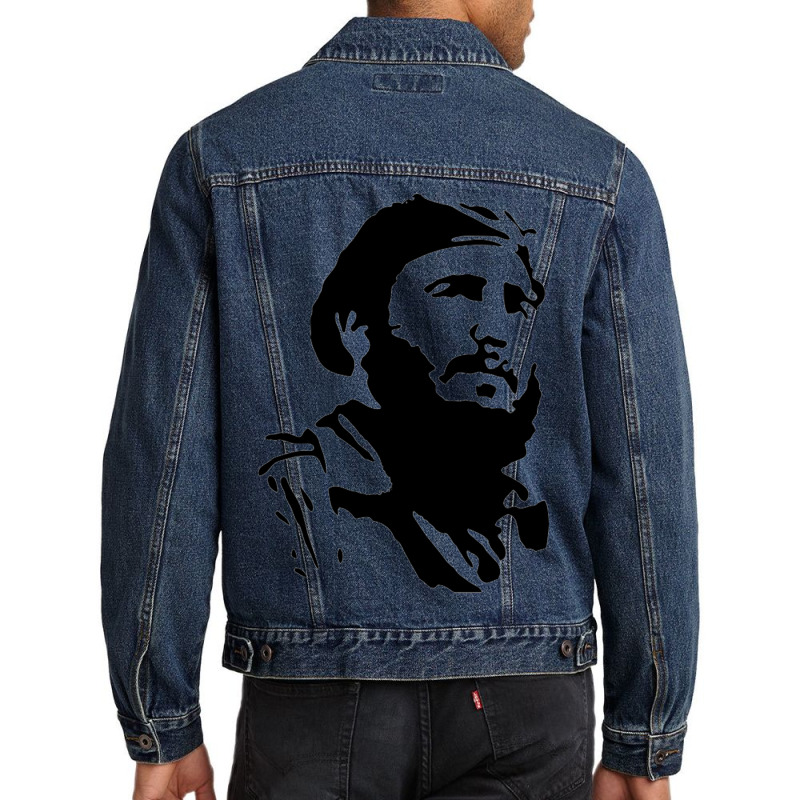 Fidel Castro Cuba Revolution (2) Men Denim Jacket by nbobatiga | Artistshot