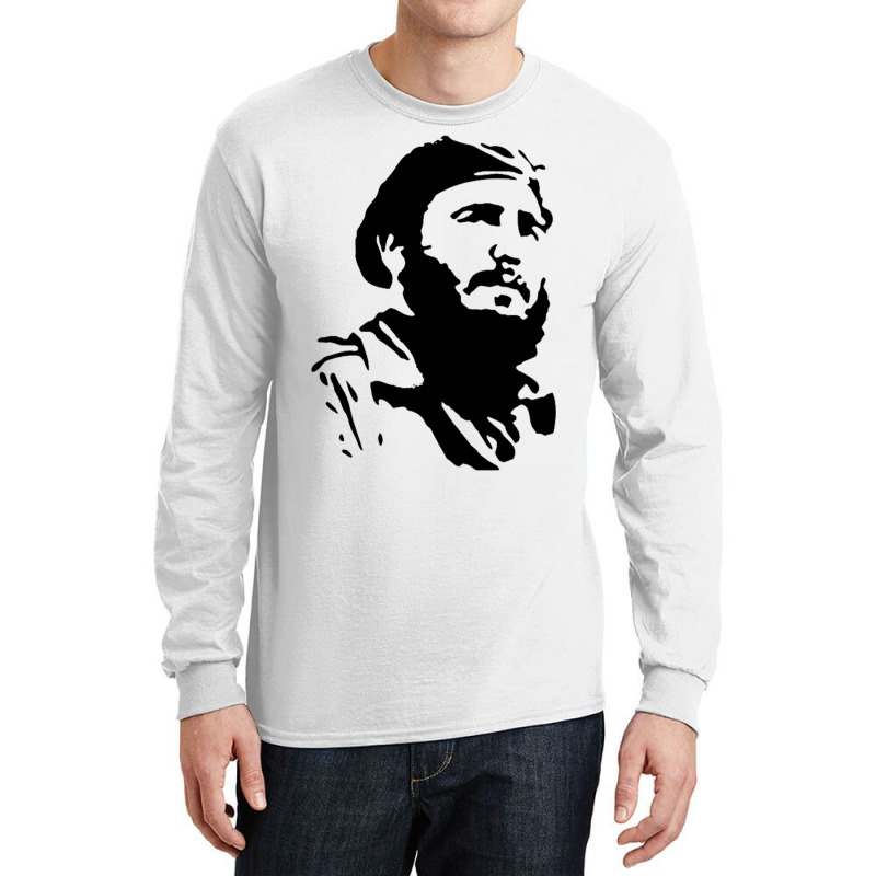 Fidel Castro Cuba Revolution (2) Long Sleeve Shirts by nbobatiga | Artistshot