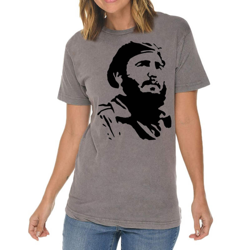 Fidel Castro Cuba Revolution (2) Vintage T-Shirt by nbobatiga | Artistshot