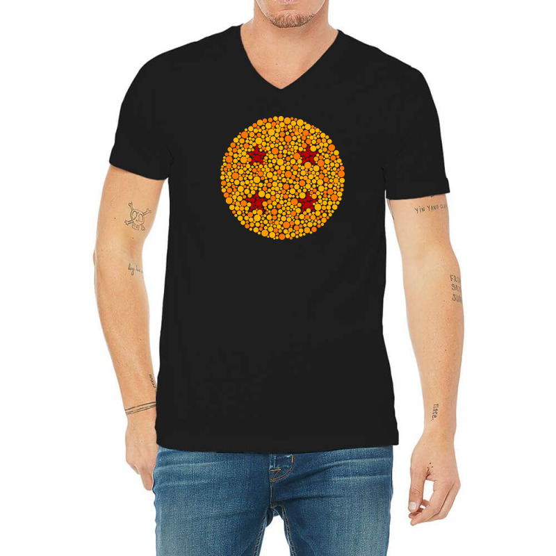 Ball Blind Test V-Neck Tee by Karlangas | Artistshot