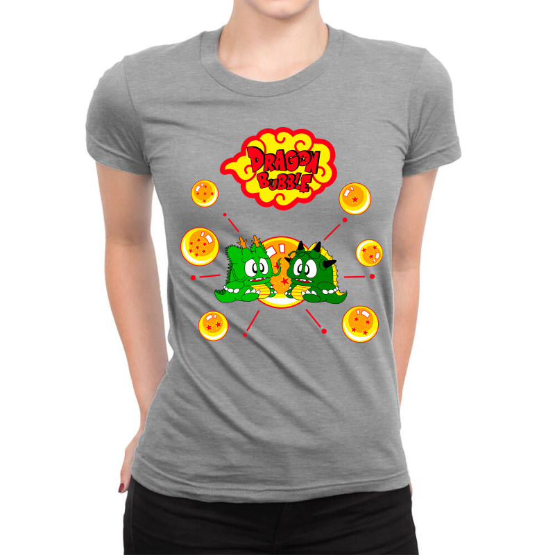 Dragon Bubble Ladies Fitted T-Shirt by Karlangas | Artistshot