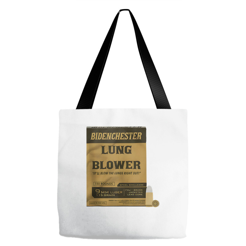 Bidenchester Lung Blower It'll Blow The Lings Right Out Tank Top Tote Bags | Artistshot