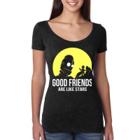 Good Friends Women's Triblend Scoop T-shirt | Artistshot