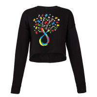 Accept Understand Love Flower Autism Awareness Day Cropped Sweater | Artistshot