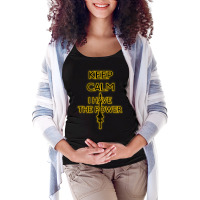 Keep Have The Power Maternity Scoop Neck T-shirt | Artistshot