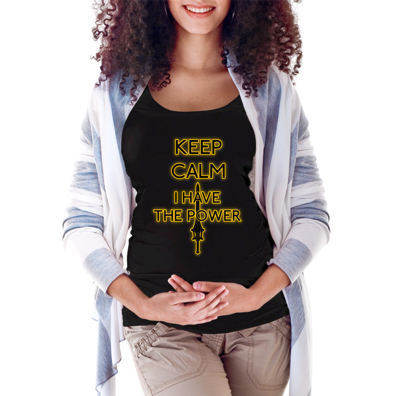 Keep Have The Power Maternity Scoop Neck T-shirt | Artistshot