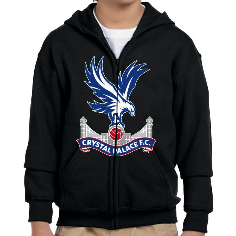 #crystal 'palace Fc Youth Zipper Hoodie | Artistshot