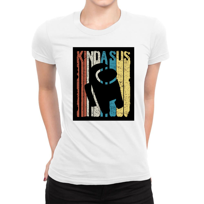 Kinda Sus Ladies Fitted T-Shirt by arumibahdim | Artistshot