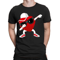 Funny Valentines Day Dabbing Heart For Kids Adults Valentine T-shirt | Artistshot