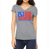 Patriotic California Republic Usa Flag Art Cali Local Map Tank Top Women's V-neck T-shirt | Artistshot