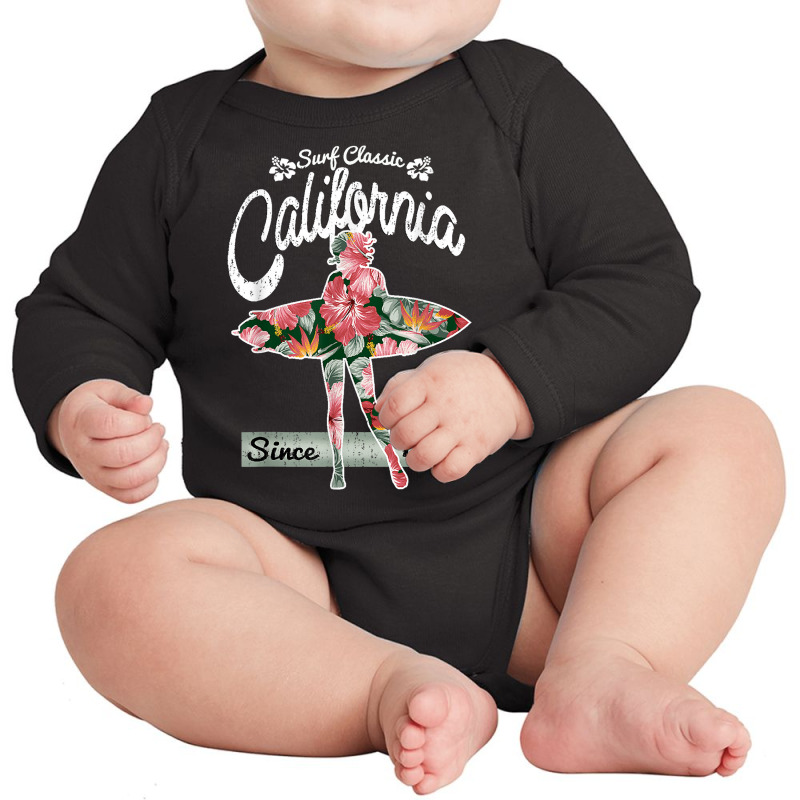 Vintage California Republic T Shirt Cali Life Home State Long Sleeve Baby Bodysuit by annalyneplacencia | Artistshot