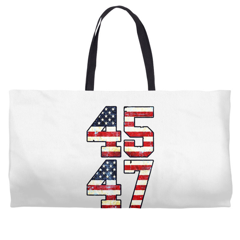 45 47 Save America Trump 2024 Weekender Totes | Artistshot