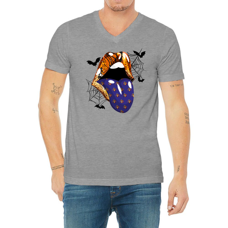 Halloween Mouth V-Neck Tee by autlu2024 | Artistshot