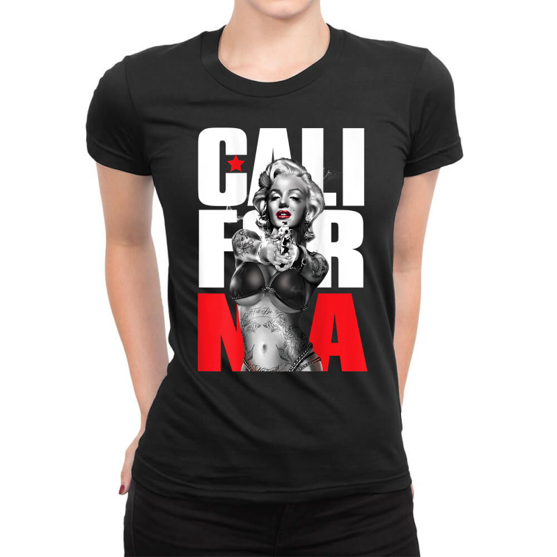 Premium Vintage California Republic Tshirt Cali Life Love La Ladies Fitted T-Shirt by nycerecoverdell | Artistshot