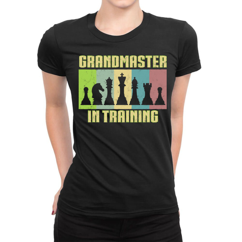 Chess Player T  Shirt Grandmaster In Training T  Shirt Ladies Fitted T-shirt | Artistshot