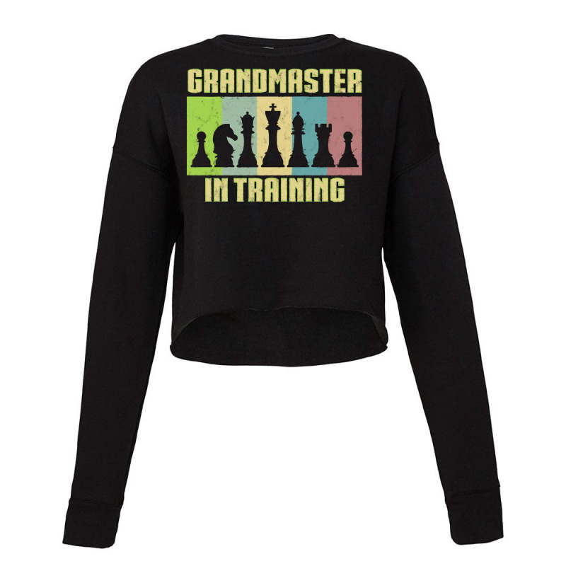 Chess Player T  Shirt Grandmaster In Training T  Shirt Cropped Sweater | Artistshot