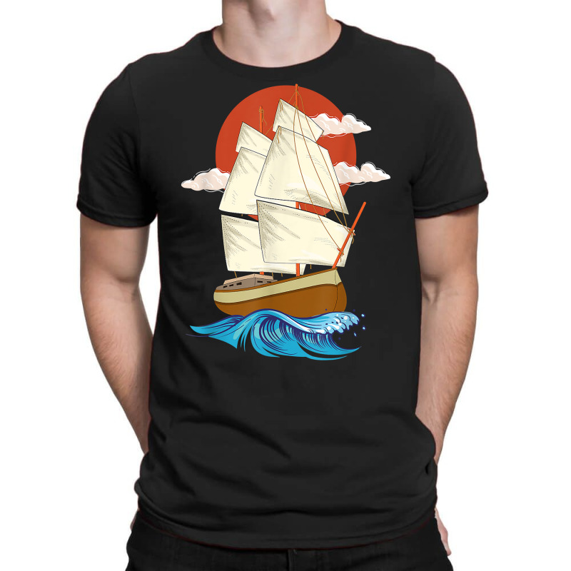 Sail Boat Sailor Ship Nautical Captain Skipper Sailing T Shirt T-shirt | Artistshot