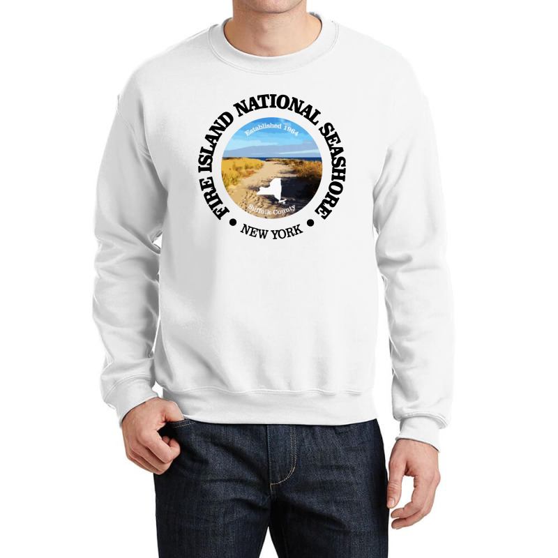 Fire Island National Seashore Crewneck Sweatshirt by Aibon | Artistshot