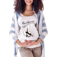 Flashdance Maternity Scoop Neck T-shirt | Artistshot