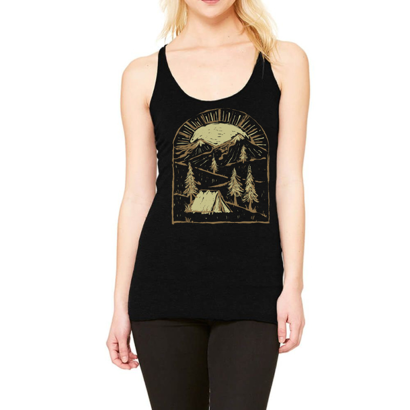 Camping Racerback Tank by Quilimo | Artistshot