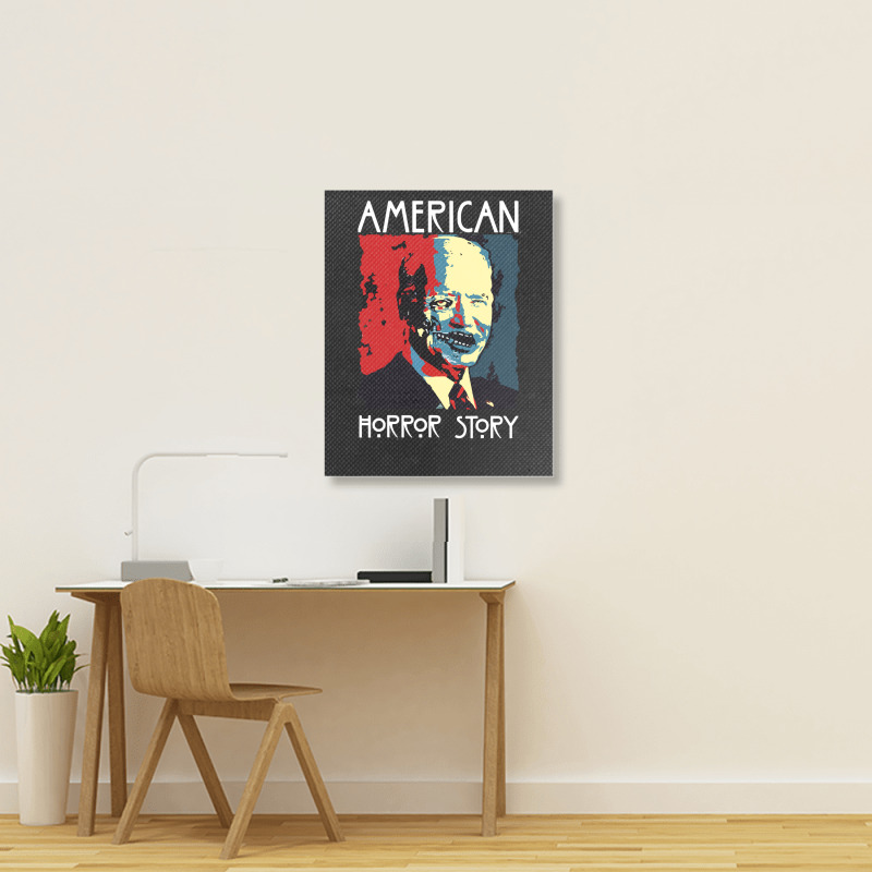 Funny  Horror Zombie Halloween Portrait Canvas Print | Artistshot