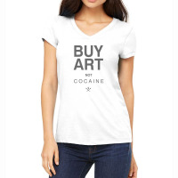 Buy Art Not Cocaine Women's V-neck T-shirt | Artistshot