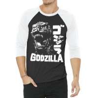 Zilla Angry 3/4 Sleeve Shirt | Artistshot