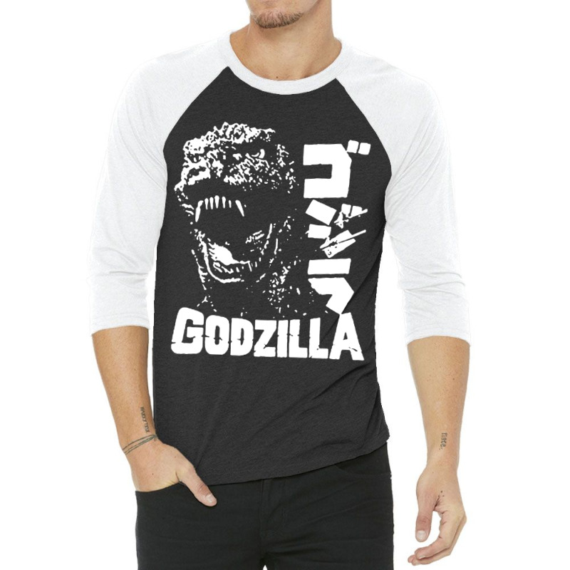 Zilla Angry 3/4 Sleeve Shirt by Bertaria | Artistshot