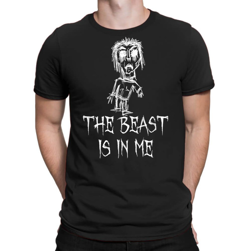 The Beast Is In Me Halloween Costume Word Design T Shirt T-shirt | Artistshot