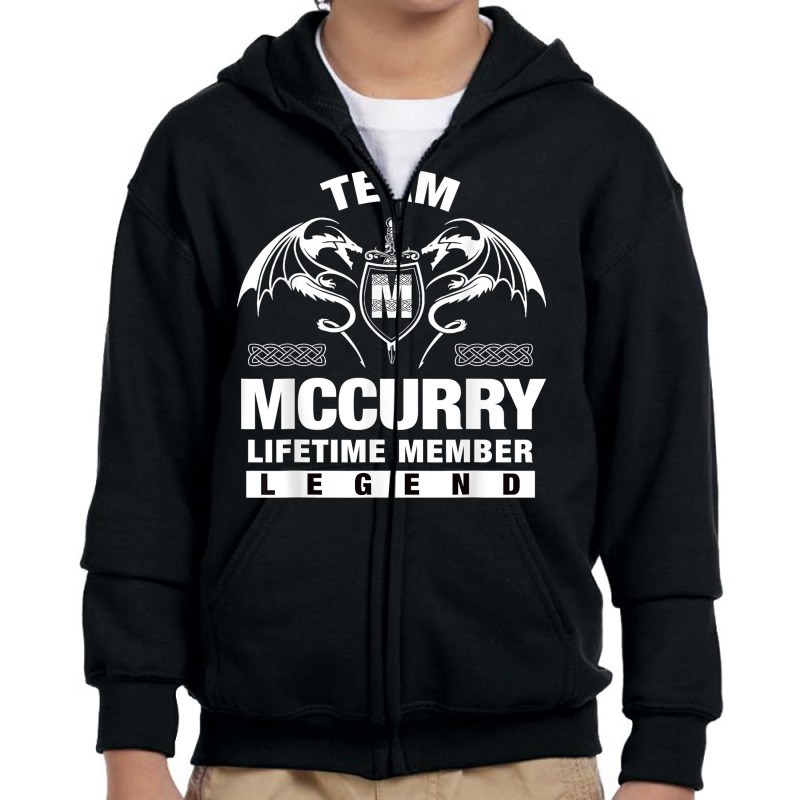 Team Mccurry Lifetime Member Gifts T Shirt Youth Zipper Hoodie by maionexzweddel1i | Artistshot