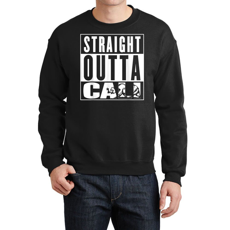 Mens California Republic Men's T Shirt Straight Outta Cali Shirt Crewneck Sweatshirt by nayarilorenzi | Artistshot