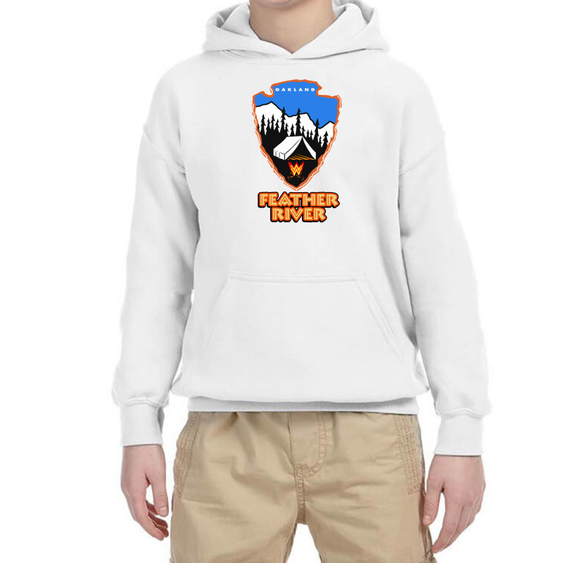 Oakland Feather River Camper Youth Hoodie by Bertaria | Artistshot