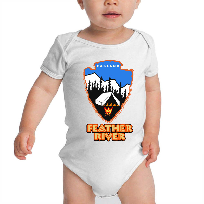 Oakland Feather River Camper Baby Bodysuit by Bertaria | Artistshot