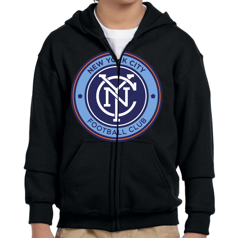 Nyc Fc Youth Zipper Hoodie | Artistshot