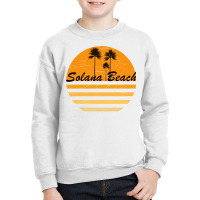 Solana Beach California Retro Tshirt 70's Throwback Surf Sweatshirt Youth Sweatshirt | Artistshot