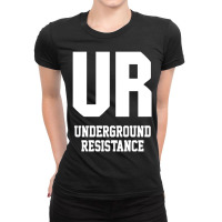 Underground Resistence Ladies Fitted T-shirt | Artistshot