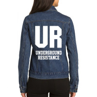 Underground Resistence Ladies Denim Jacket | Artistshot