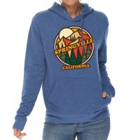 Vintage Springville, California Mountain Hiking Souvenir Pri Long Slee Lightweight Hoodie | Artistshot