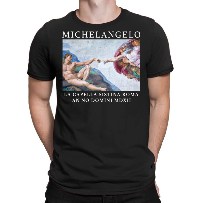 Custom Michelangelo Creation Of Adam T shirt By Cosby Artistshot