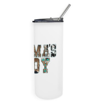 Western Mama's Boy Skinny Tumbler | Artistshot